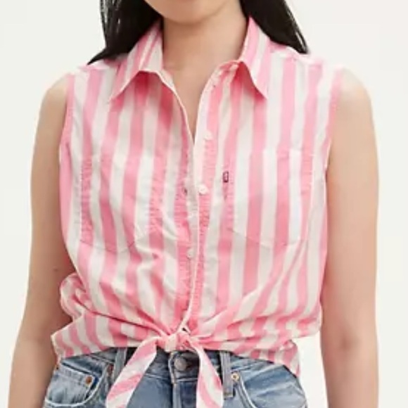 Levi’s SLEEVELESS DAVINA SHIRT - Picture 2 of 11